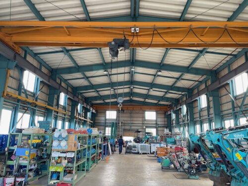 倉庫内天井クレーン